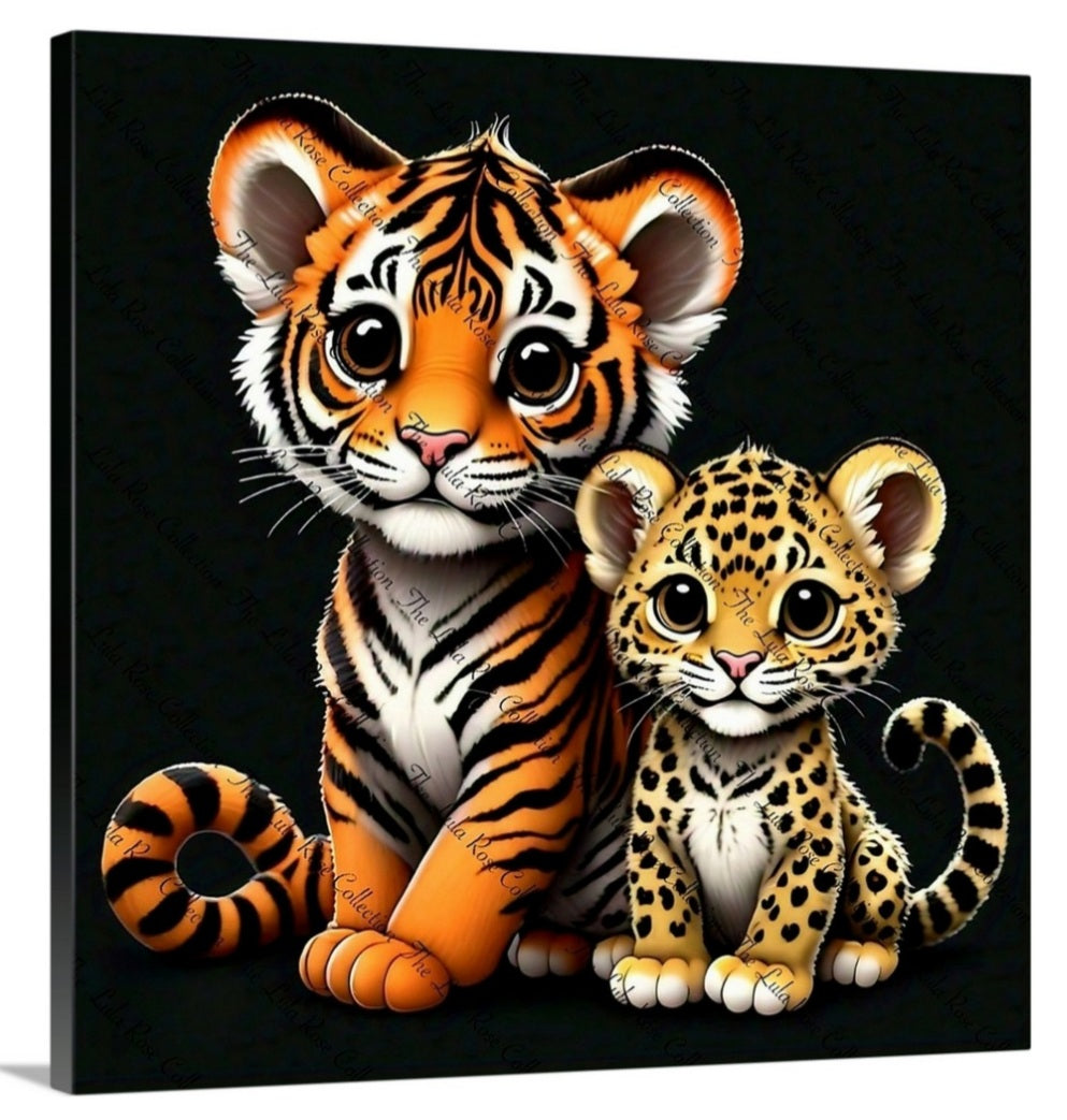 "Tigris & Leo"- Canvas Wall Art