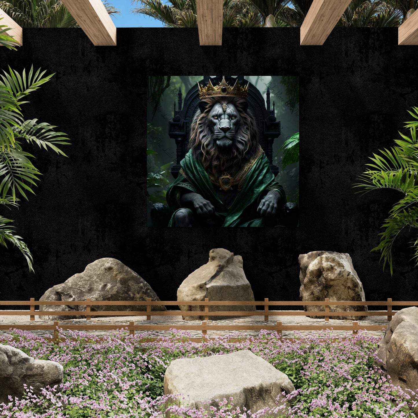 "King of the Jungle's Throne"- Canvas Wall Art