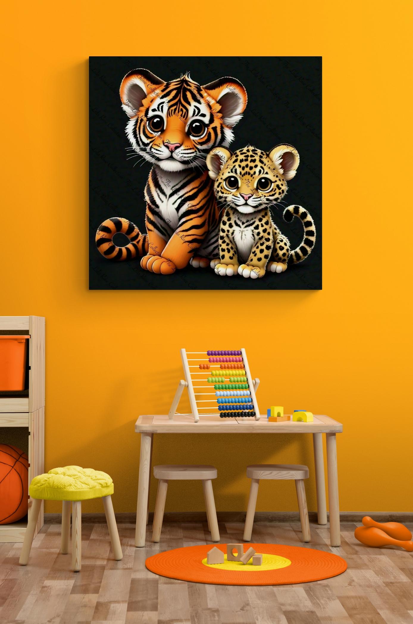 "Tigris & Leo"- Canvas Wall Art