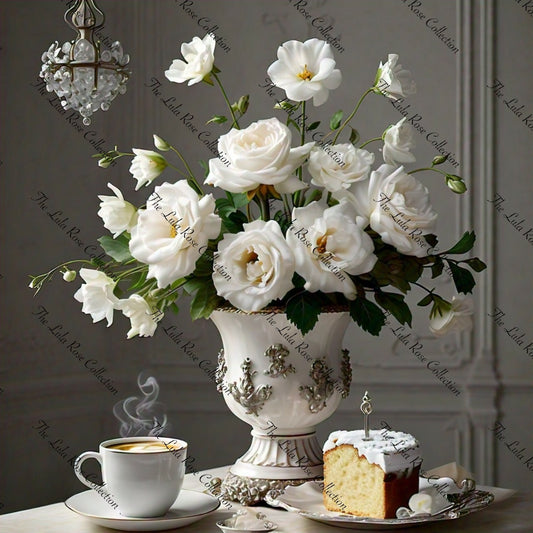 "Lawanda's Morning Coffee"- Canvas Wall Art