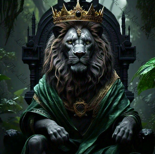 "King of the Jungle's Throne"- Canvas Wall Art