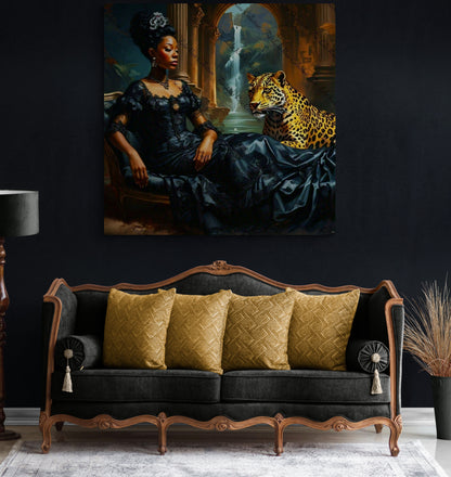 "A Quiet Place For The Queen"- Canvas Wall Art